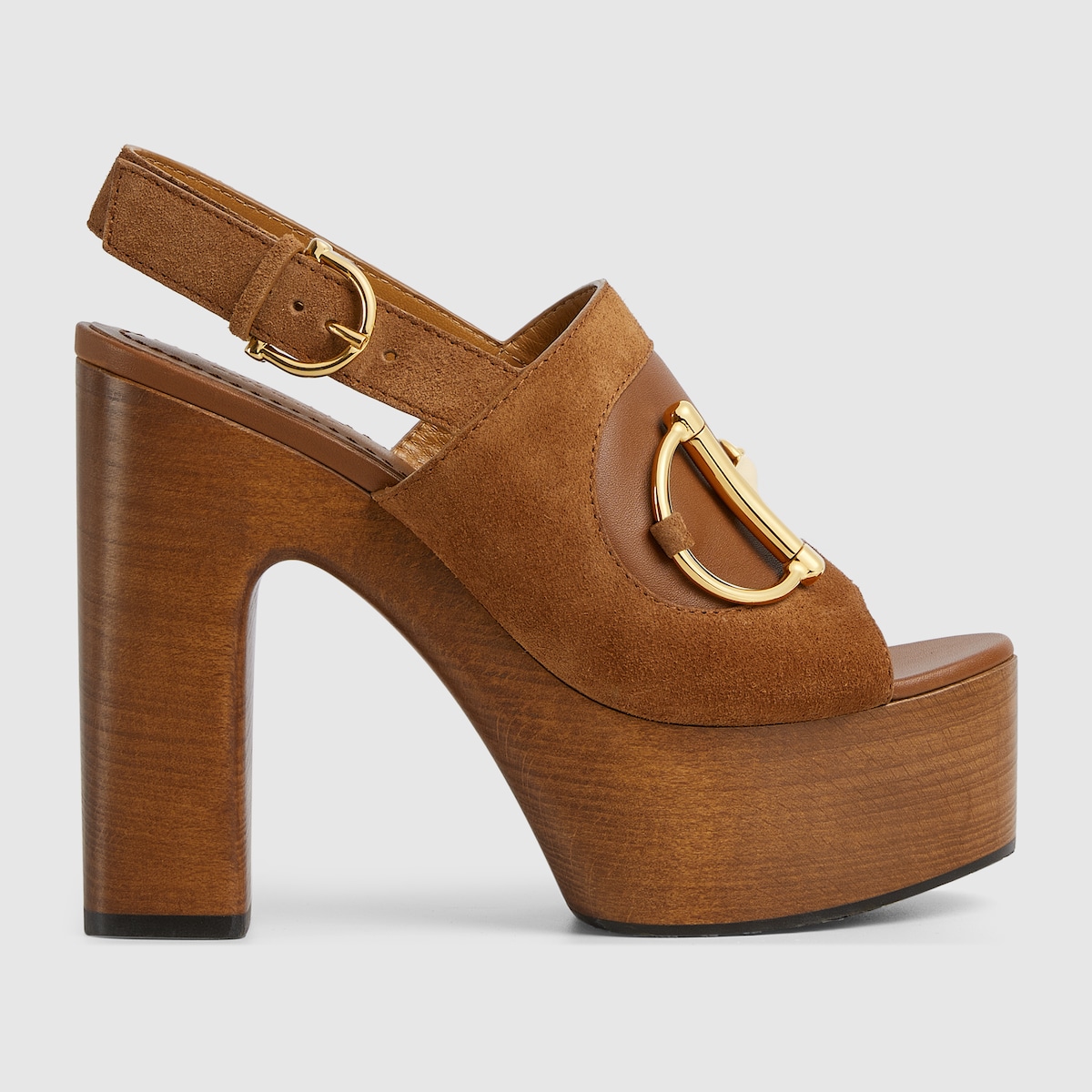 Gucci Women’s platform sandal with Horsebit - Image 1